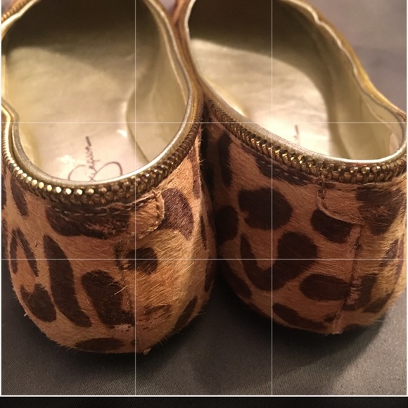 JESSICA SIMPSON calf hair animal print flats - Picture 3 of 4